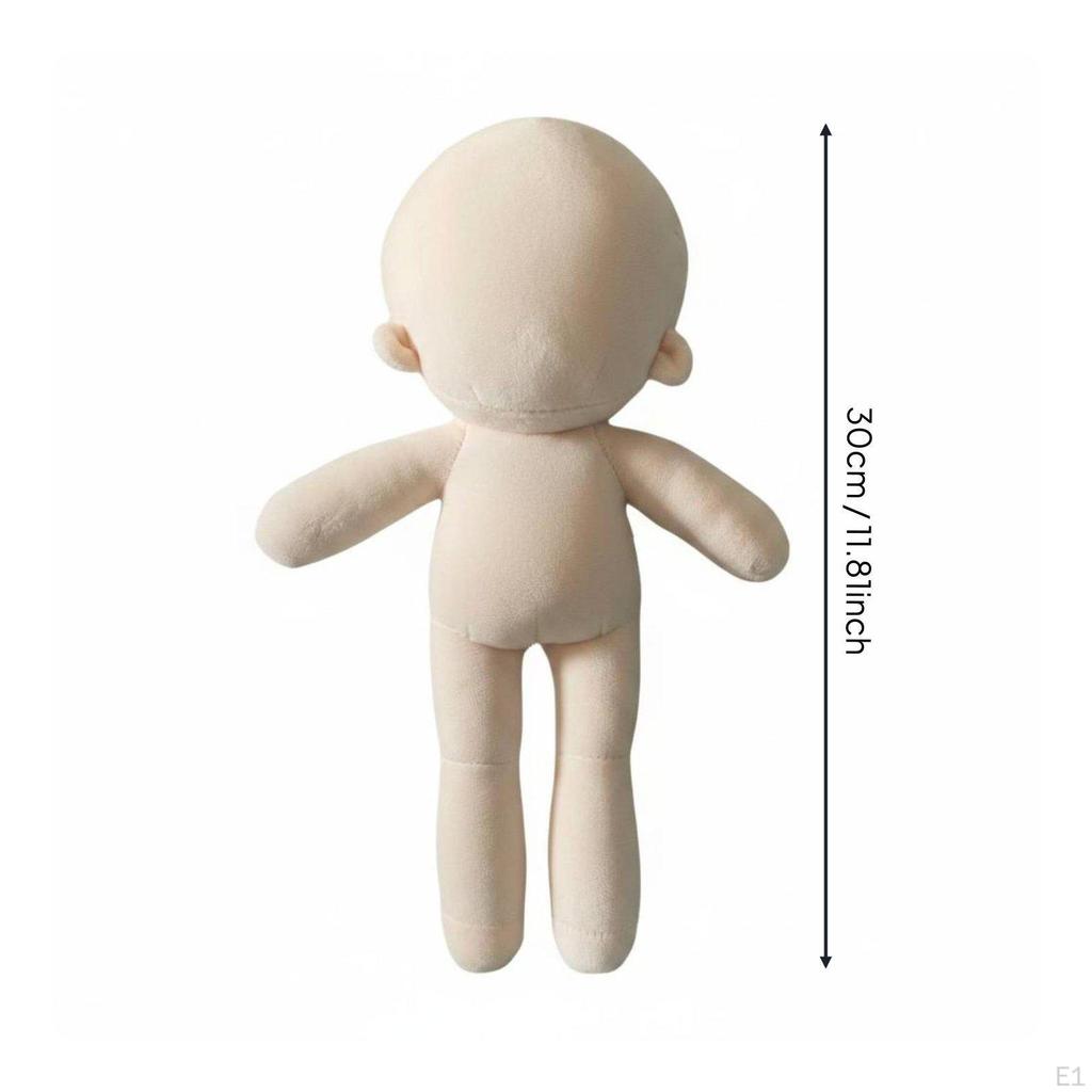 DIY Doll Supple Soft Velvet Textile Blank for Crafters, Hobbyists