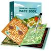 Puzzle Maze Book For Focus Training Paper Toy Logic Brain Games For Kids And Adults