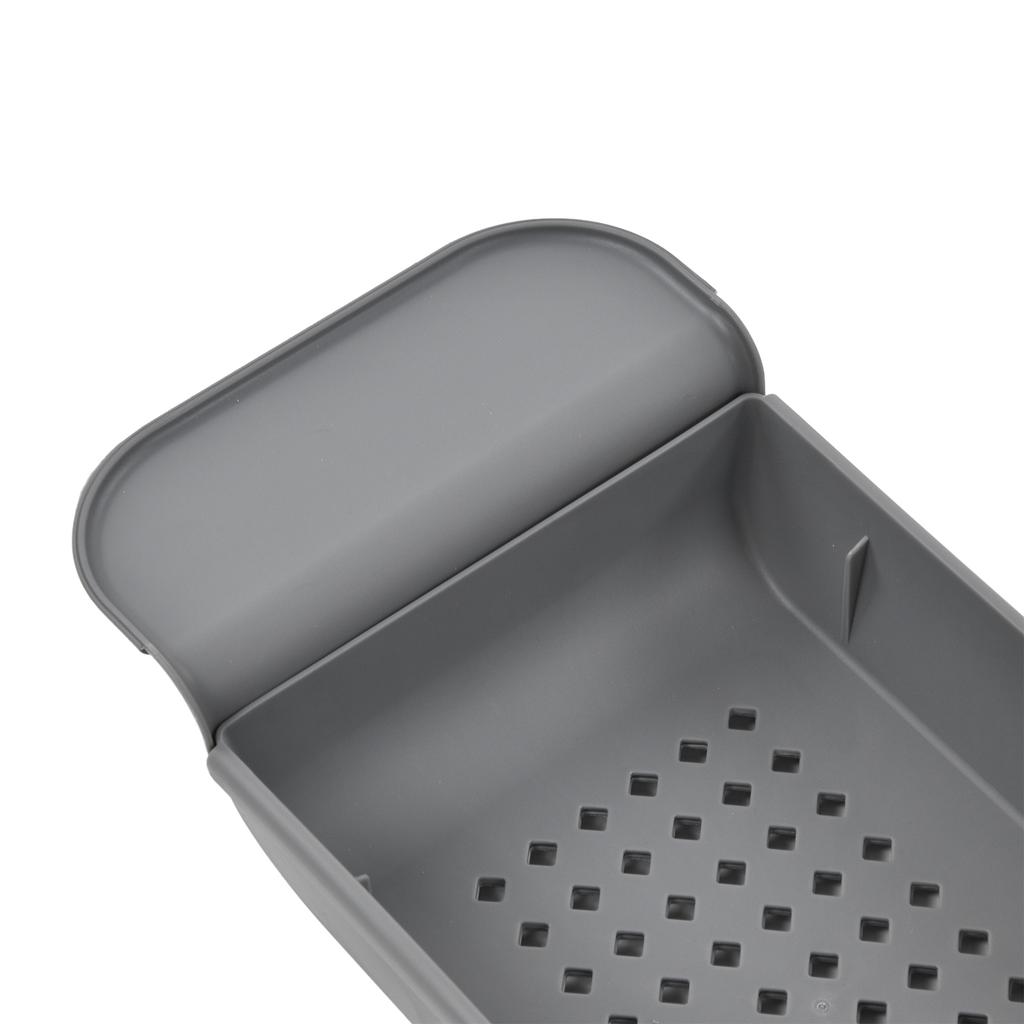 Expandable Bathtub Tray Multifunction Bathtub Rack Nonslip for Candle Towel Book Wine Phone