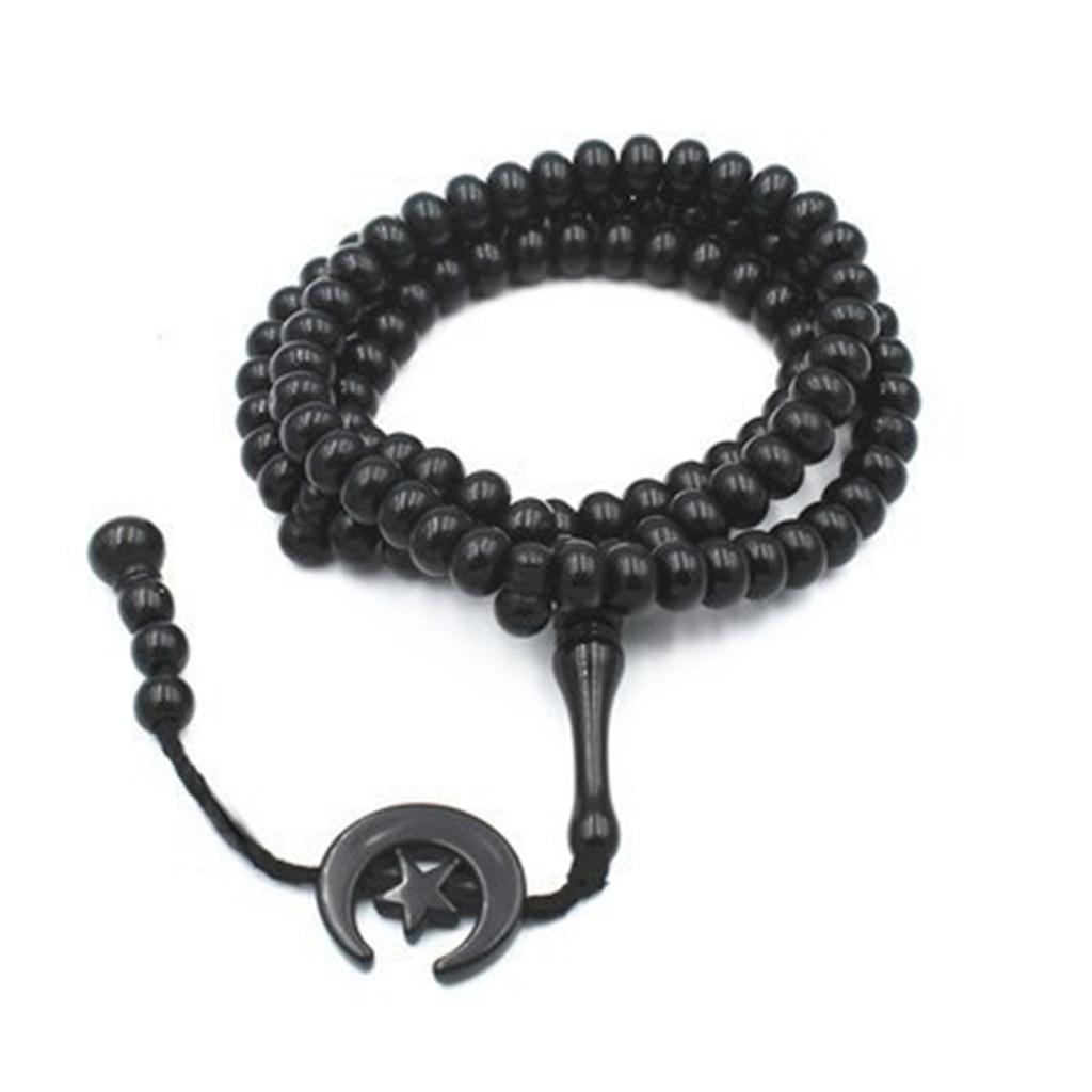 99-Prayer Tasbih Beads 8mm Rosary Beads Tasbih Prayer Beads Wrap Bracelets Necklace Eid Prayer Beads for Men Women
