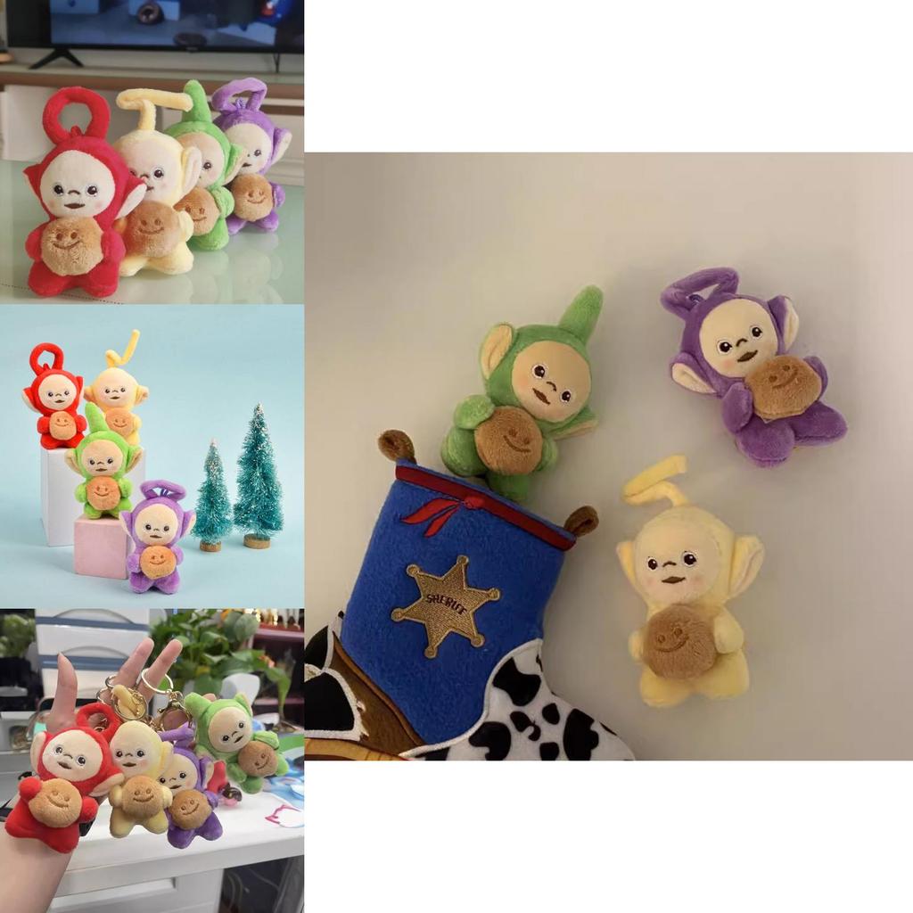 Schattige Pluche Teletubbies Toast Pop Met Geluid Perfect Voor Rugzak Decoratie Cadeau
