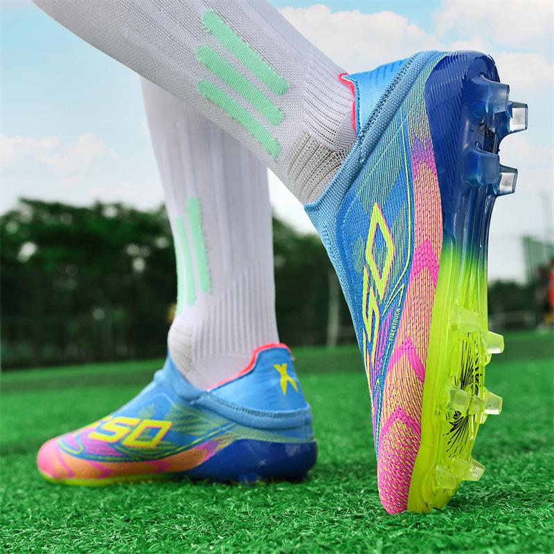 F50 Fußballschuhe für Teenager mit AG-Stollen - Herren Trainingsschuhe für Kunstrasen