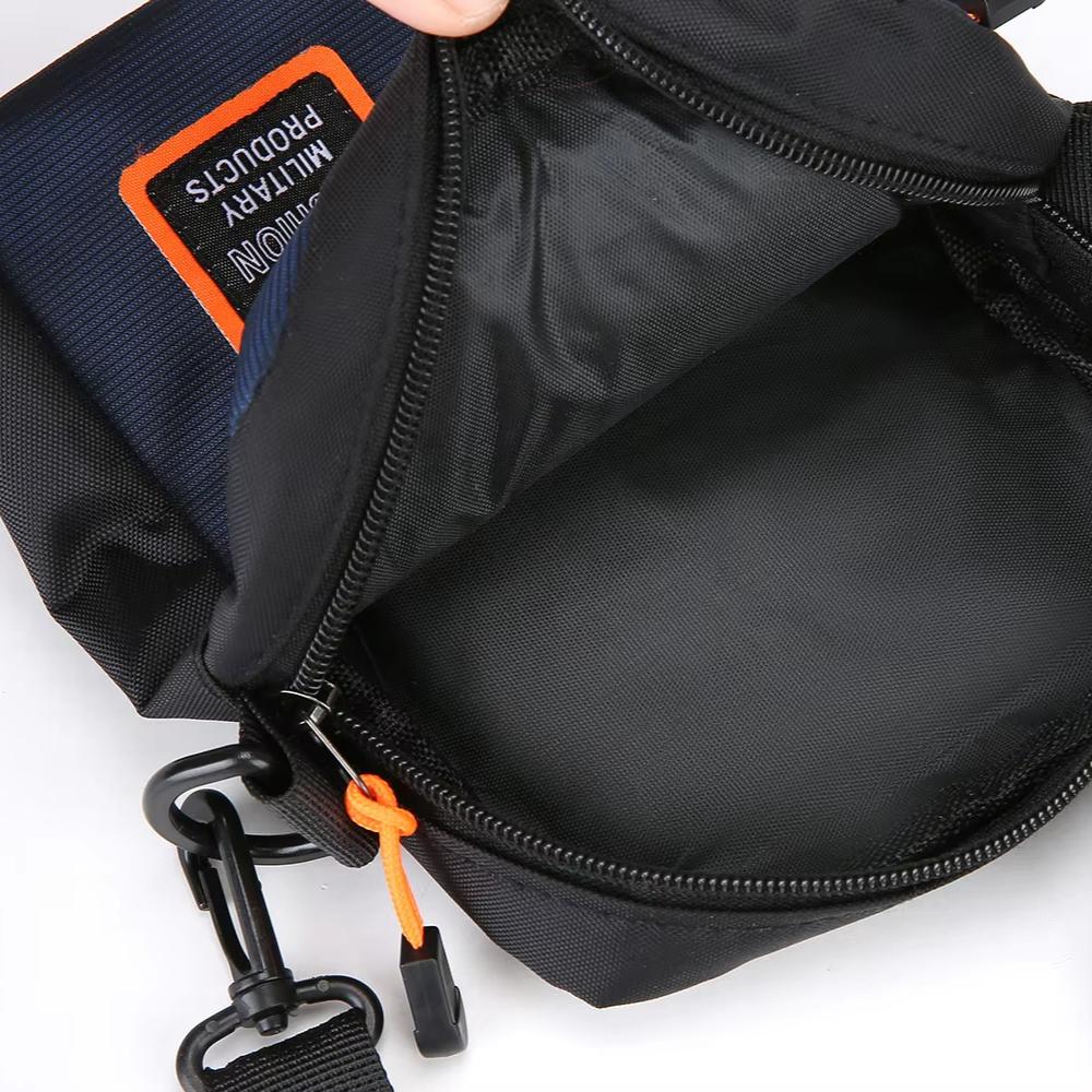 Men's Waterproof Casual Shoulder Bag Multi-Functional Outdoor Crossbody Bag Phone Bag