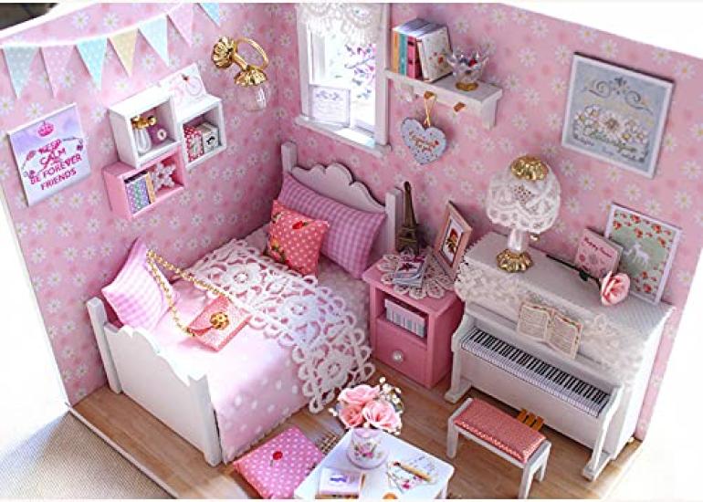 Dollhouse DIY Kit Set Miniature Sunshine Princess (t-FREAK)