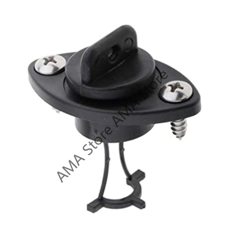 X7JF Marine Drain Plug Stern Wire Plug Bilge Sewage Outlet Kayak Boat Drain ValvePart