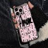 Phone Case For Samsung S24 S23 S22 S21 S20 Note10 Note 20 A50 A7 2018 Ultra Clear Protective Two-Color Amore Doodle Cover