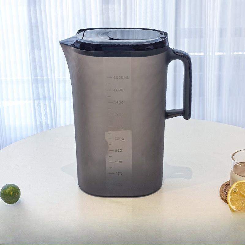 Cold Water Pitcher with Scale, Kitchen Baking, Household PP Thickened Large Capacity Measuring Cup, Plastic Cup, Cold Water Pitcher