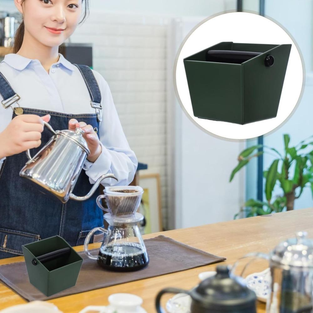 Coffee Knocking Box Antislip Coffee Bucket Espresso Powder Container Powder Bevel Residue Coffee Accessories Home Cafes Tool