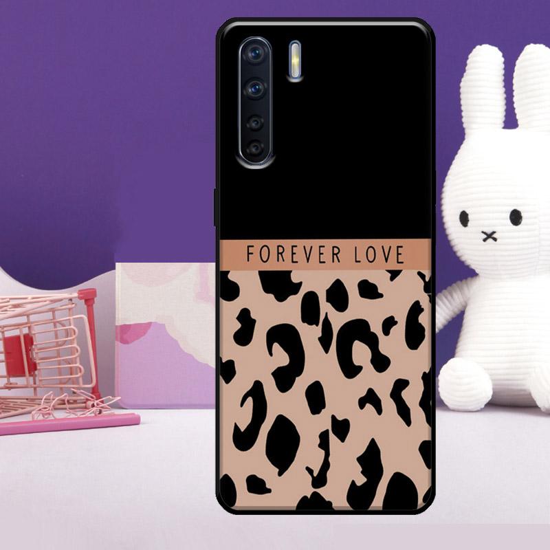 Fashion Leopard Print Case For Oppo A54 A74 A94 A80 A60 A40 A18 A38 A58 A78 A98 A96 A76 A16 A15 A17 A57 A77 A5 Pro
