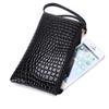 Crocodile Texture PU Phone Wallet Clutch Purse With Zipper Card Holder Makeup Pouch For Shopping Work And Daily Use Women