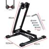 Bicycle stand, parking rear, front wheel, stable, foldable, 20-27.5”
