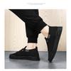 Men's New Fashionable Casual Shoes, Fly Woven Mesh Panel Shoes, One Foot Soft Soled Flat Shoes