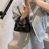 New Solid Color Fashionable Portable Messenger Dumpling Bag Retro Summer Casual Simple Shoulder Messenger Bag