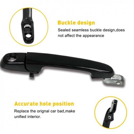 Exterior Door Handle For Hyundai 06-11 Accent Front Passenger Right Side Outside