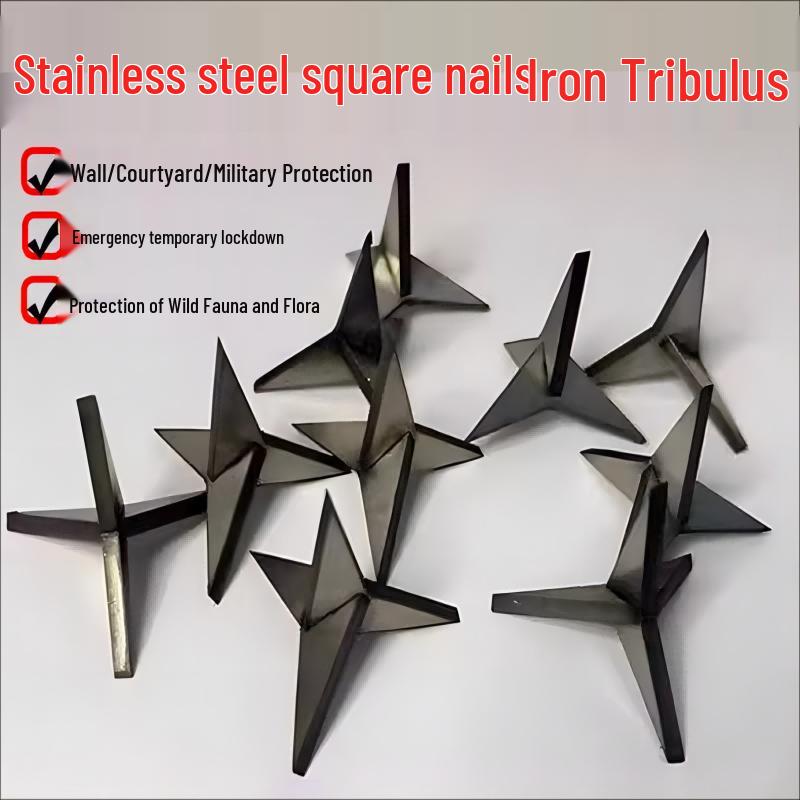 Zhan Renzhe Reinforced Stainless Steel Anti-Theft Caltrop Spikes