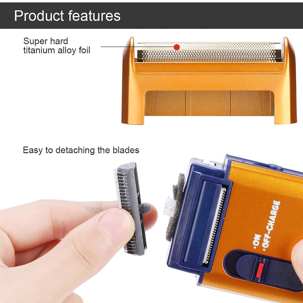 Men Rechargeable Shaver Electric Razor Sideburn Trimmer Classical Beard Shaver Men Care