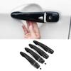 Carbon Fiber Car Exterior Door Handle Cover Trim For Nissan Kicks 2017-2021