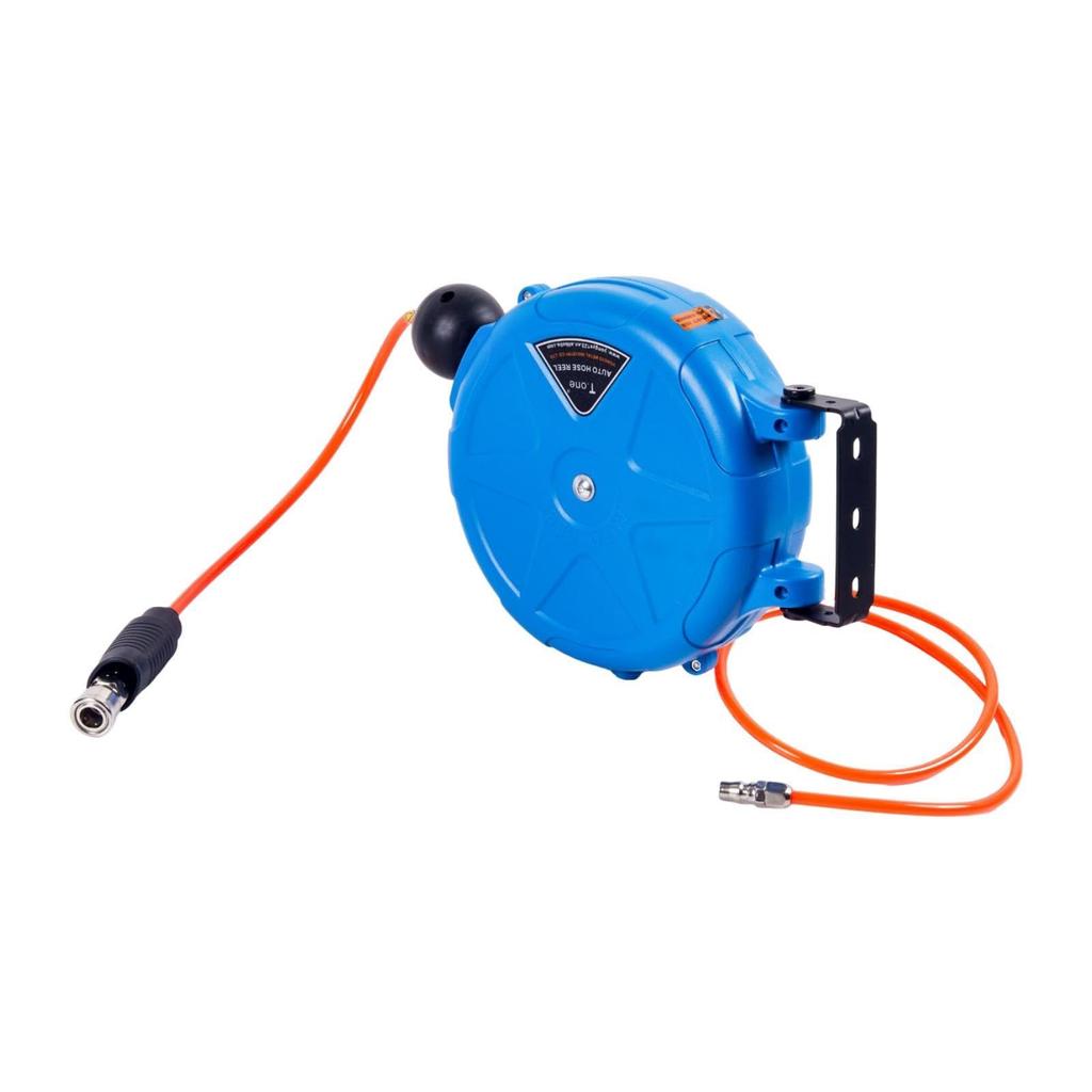 Automatic Retractable Air Hose Air Drum Hose Easy Installation Automatically Retracts 10m for Garage and Garden Use LOL-FUN Reel, Reel, Accessory,