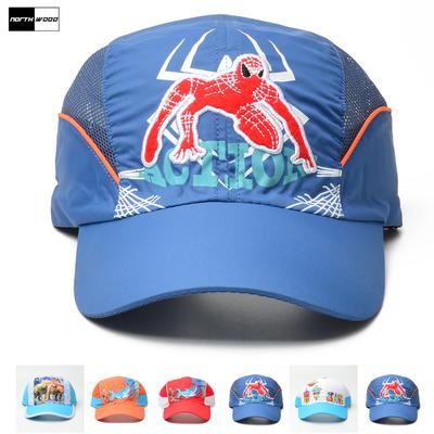 Summer Mesh Quick Drying Cildren Baseball Caps Cartoon Baseball Cap for Kids Sun Outdoor Boys Girls Baseball Hats