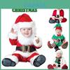 Kinderen Kerstman Elf Fluweel Cosplay Kostuum Helder Duurzaam Kerst Outfit