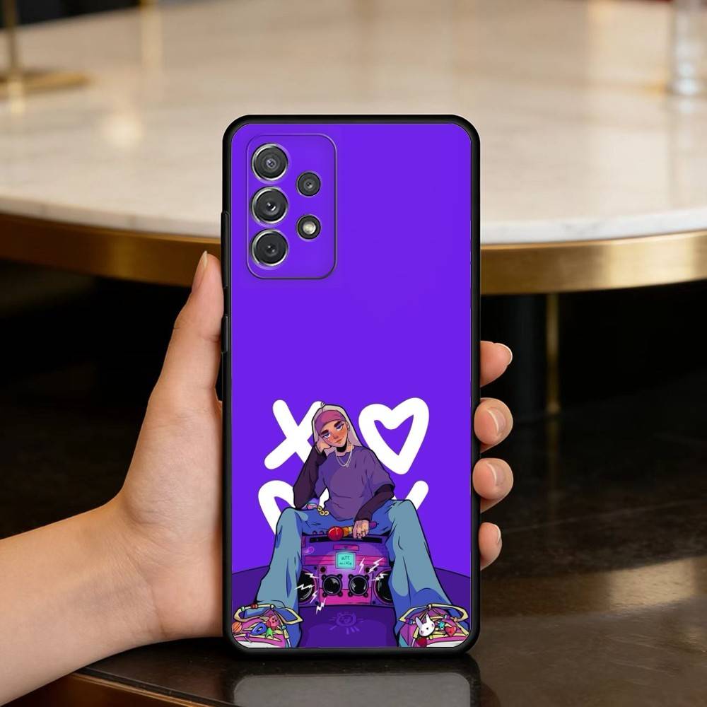 Hot Y-Young M-Miko Singer Phone Case For Samsung Galaxy A73,A72,A71,A70,A53,A52,A51,Soft Silicone Black Cover