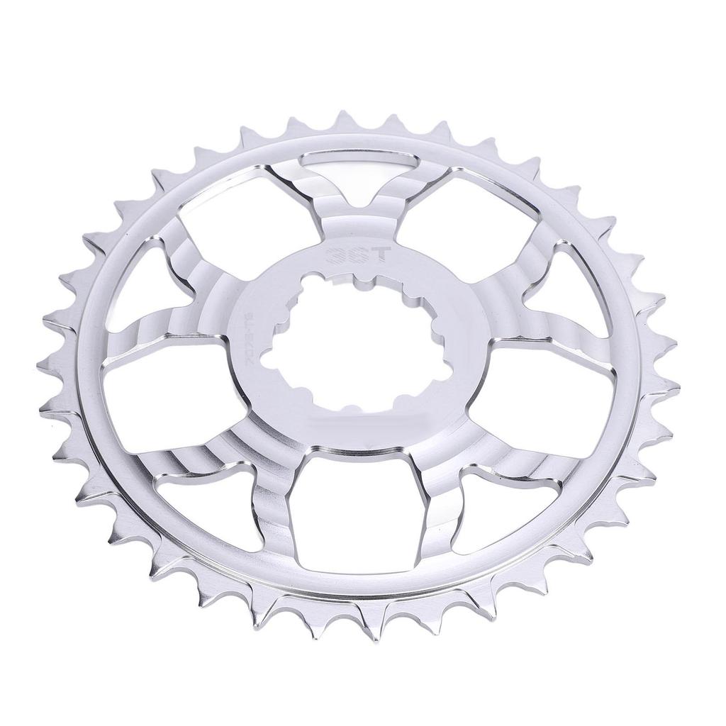 36T Bike Chainring 7075 Aluminum Alloy Lightweight Positive Negative Tooth Round Chainwheel for GXP