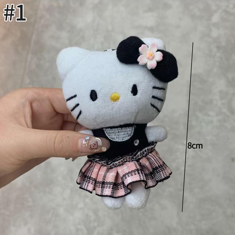 

Hello Kitty Plush Keychains Bags Day Supplies Accessories Phone Keyrings Decorations for Cuddly Stuffed Fluffy Huggable Kawaii Comfort Adorable Soft