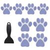 8pcs Non slip Bathtub Stickers Self-Adhesive Paw Print Decals Prevent Slips and Falls in the Bathroom Improve Security