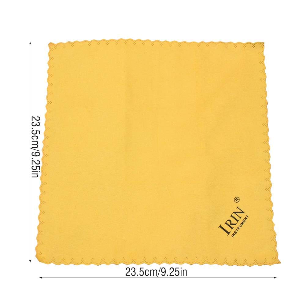 LAJS Super Soft Microfiber Guitar and Instrument Multifunctional Jewelry Cleaning Cloth Set for and x Cloths, 5-Piece Violin, Viola, Cello, Bass,