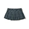 Kaslead New Arrival Women's Clothing Fashion Style Fashion All-Match Casual Gingham Adjustable Pleated Skirt