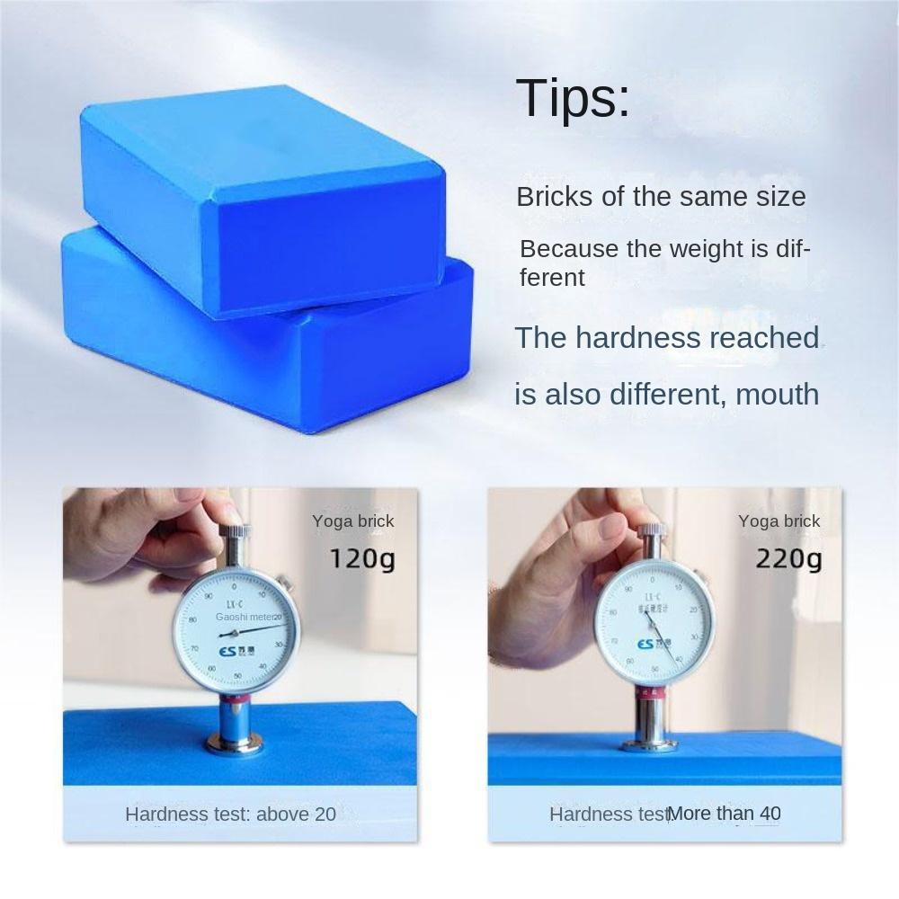 Solid Color Yoga Block Non-slip Props Brick Bodybuilding Equipment Yoga Foam Blocks  Balance