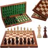 Chess Set - Professional Tournament N° 7 - 50 Cm - Mahogany/sycamore Wood - Large Weighted Staunton Pieces