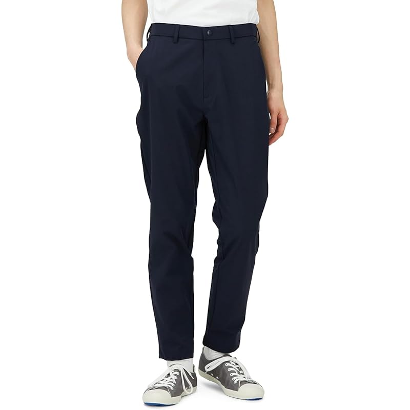 

[Gunze] slacks BODY WILD/Body Wild lightweight quick drying stretch material Washable pants stretch pants men s dark navy