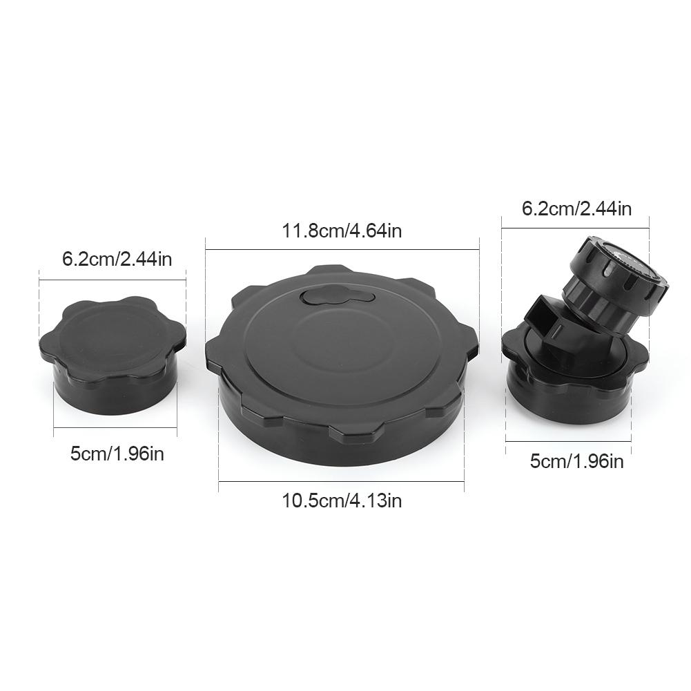 1-3Set Electric Water Pump Adapter Universal Camping Water Tank Cover Portable Water Dispenser Adapter for Outdoor Water Tank