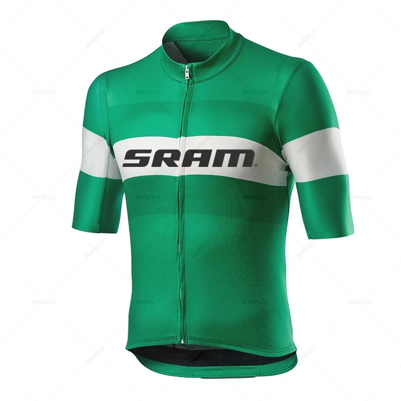 Sram Pro Cycling Clothing for Men, Road Bike Wear, Racing Clothes, Quick Dry, Bicycle Jersey Set, New