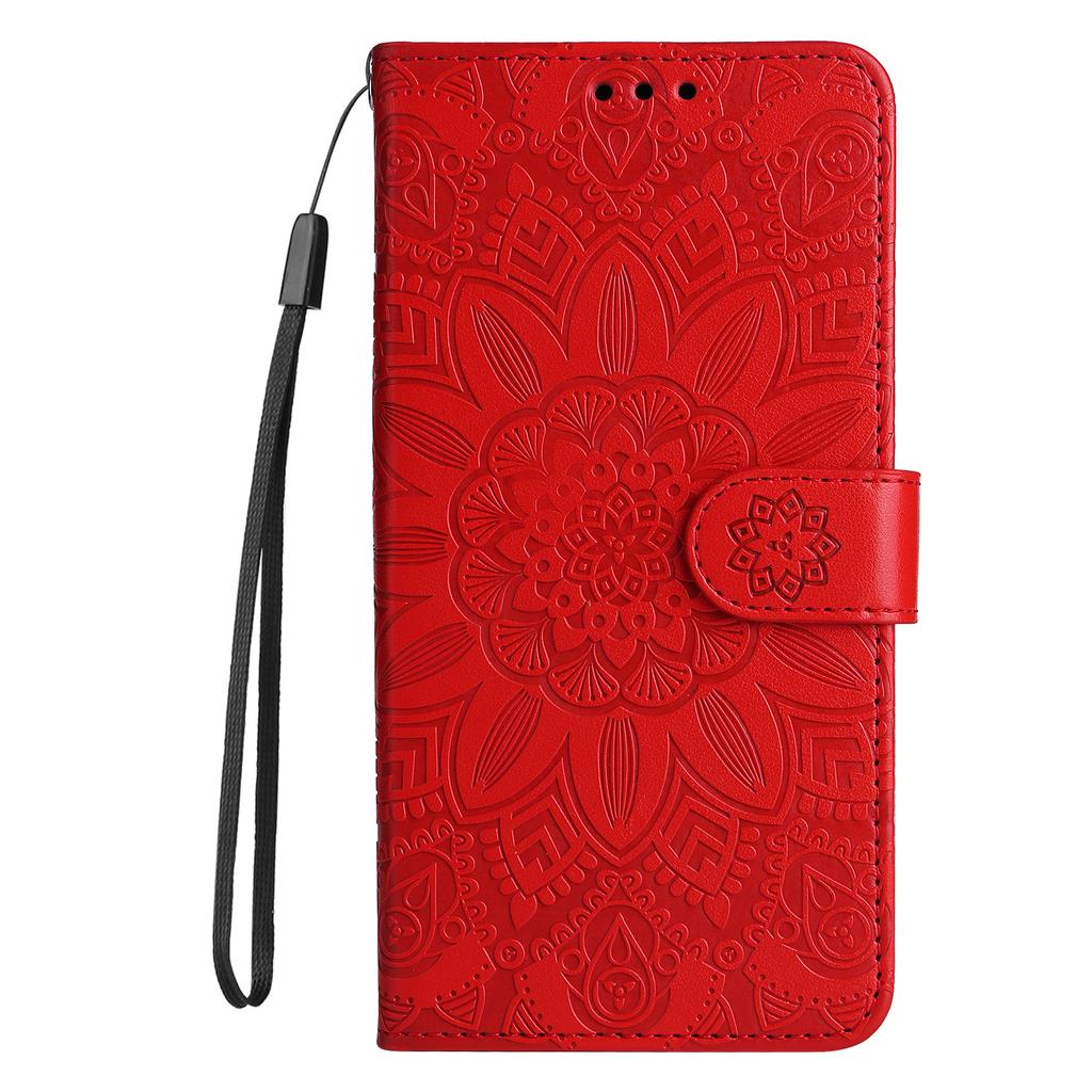 For Honor Magic6 Pro 5G Anti-Scratch Wallet Stand Phone Case Sunflower Leather Stand Mobile Phone Cover