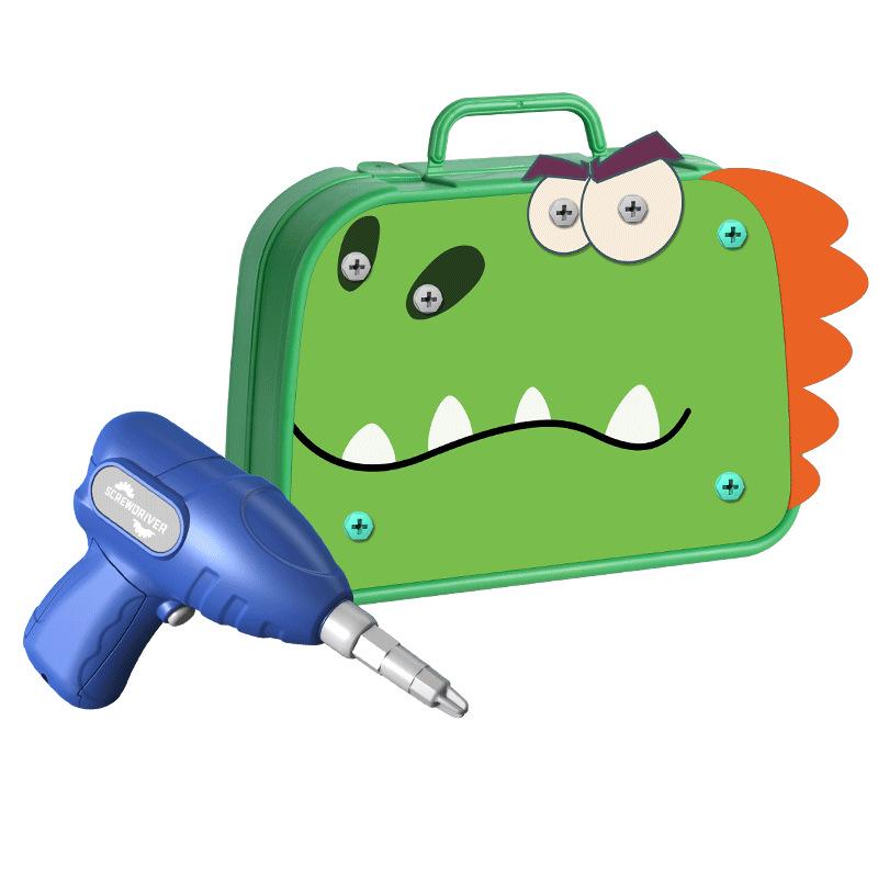 Kids' Electric Drill DIY Toolbox: Educational Screw-Tightening & Repair Toy for Boys and Girls