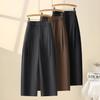 Women's High-Waisted Wide-Leg Velvet Pants - Autumn/Winter Pleated, Thickened, Loose Fit
