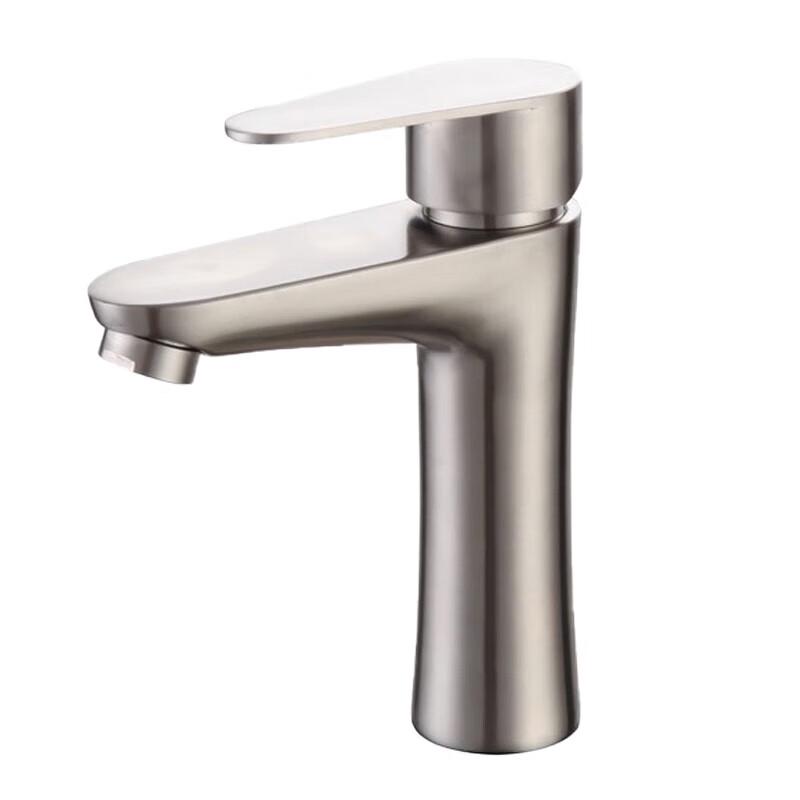Stainless Steel Hourglass Bathroom Basin Faucet