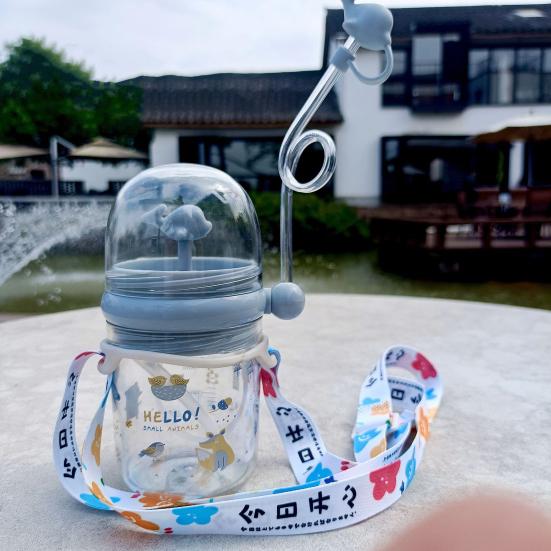 Φάλαινα Σπρέι Μπουκάλι Νερού Κύπελλο με Καλαμάκι 260ml Φιλικό προς τα Μωρά Κύπελλο Ποτού για Οικογενειακά Πάρτι Εξωτερικούς Χώρους Δώρο