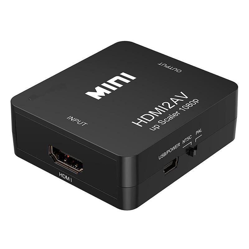 HDMI Na AV RCA Adaptér HDMI Konvertor MINI Box RCA AV CVSB L/R Video Kompozitní AV Scaler Konvertor Pro PC HDTV Projektor