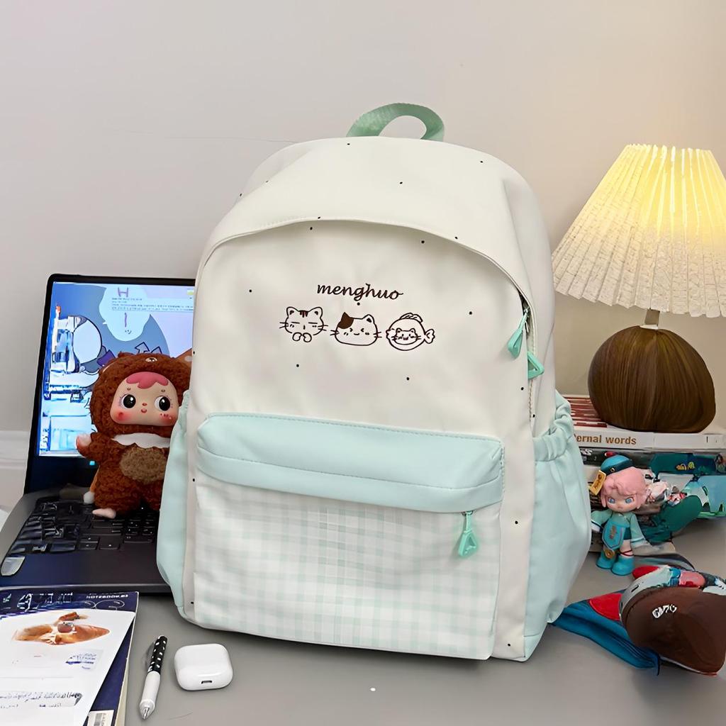 Japanese-Style Cute Backpack for Students: Lightweight, Double-Shoulder Bag for Elementary To High School Girls