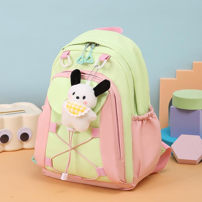Der neue Rucksack ist ein einfacher Harajuku Kinder-Kleinkindrucksack, klein, frisch und, süß und leicht zur Entlastung, kontrastfarbiger Schulranzen.