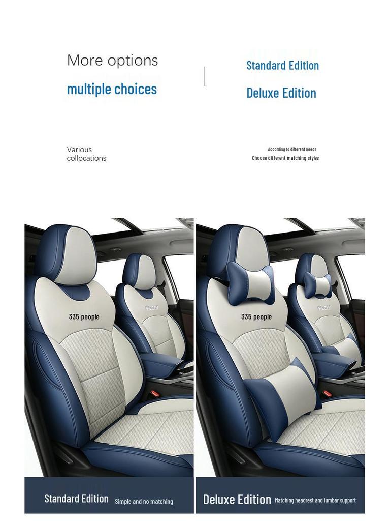 Boyue L Spezieller Autositzbezug 2023: Universelles Vollumfassendes Kissen für Alle Jahreszeiten
