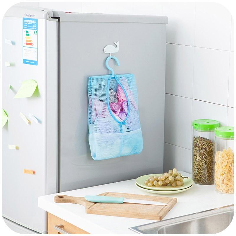 Multi-purpose Storage Bag Can Be Hanging, Clothespin Bags Kitchen Bathroom Multi-subnet Bag Color Ra