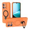 For Xiaomi Redmi 15C(173.16*81.07*8.2mm) Magnetic Phone Case,Soft TPU Kickstand MagSafe Phone Cover for Xiaomi Redmi 15C(173.16*81.07*8.2mm)