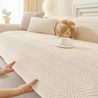 Warm Plush Crystal Velvet Sofa Cushion - 2025 Autumn/Winter Collection