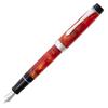 Pilot Custom Heritage SE F Fine Nib Marble Orange Black FKVH3MRMAOF Pen - 14K Nib, 134.3x14.7mm