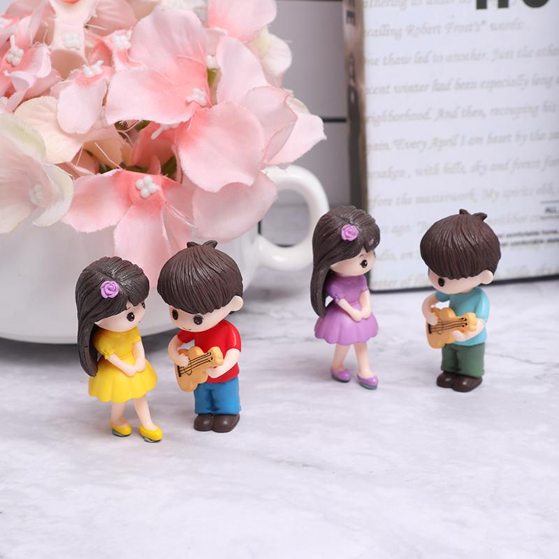 Personality Couple Ornaments Plastic Diy Decoration Creative Cake Ornaments Keychain Pendant