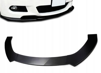 Splitter Front Bumper Lip Gloss Black